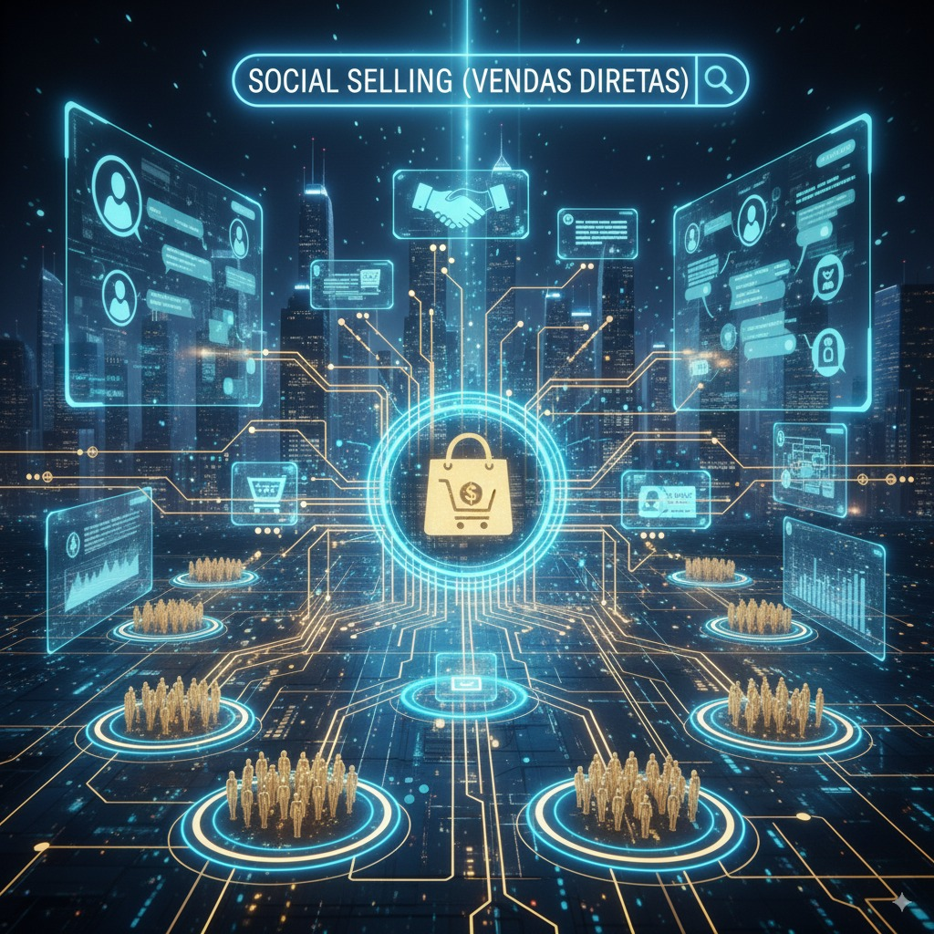 Smartphone com balões de conversa, simbolizando a venda consultiva no WhatsApp