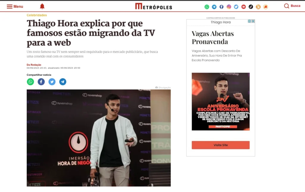 Notícia sobre Mercado de Trabalho